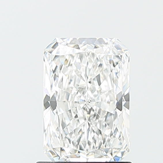 1.22 Carat Radiant Lab Diamond with  Cut Diamond in 14KT  view 1
