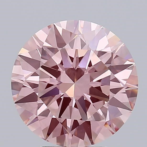 4.0 Carat Round Lab Diamond with  Cut Diamond in 14KT  view 1
