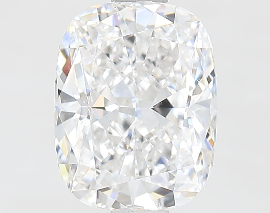 1.5 Carat Cushion Lab Diamond with  Cut Diamond in 14KT  view 1
