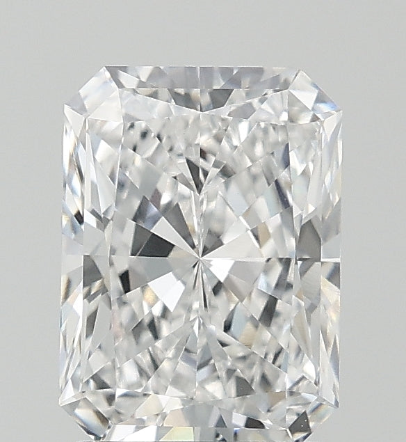 2.02 Carat Radiant Lab Diamond with  Cut Diamond in 14KT  view 1
