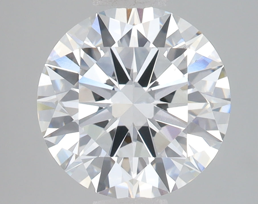 3.0 Carat Round Lab Diamond with  Cut Diamond in 14KT  view 1
