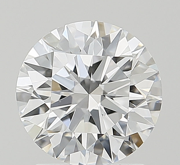 1.41 Carat Round Lab Diamond with  Cut Diamond in 14KT  view 1

