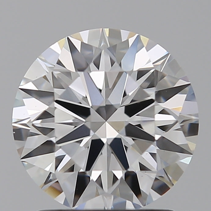 1.53 Carat Round Lab Diamond with  Cut Diamond in 14KT  view 1
