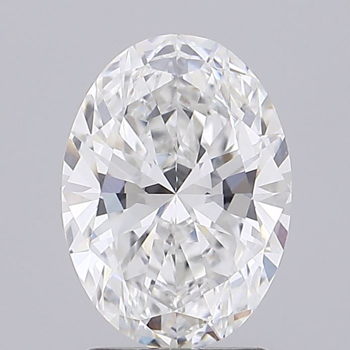 1.98 Carat Oval Lab Diamond with  Cut Diamond in 14KT  view 1
