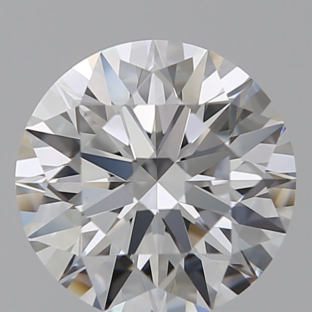1.27 Carat Round Lab Diamond with  Cut Diamond in 14KT  view 1

