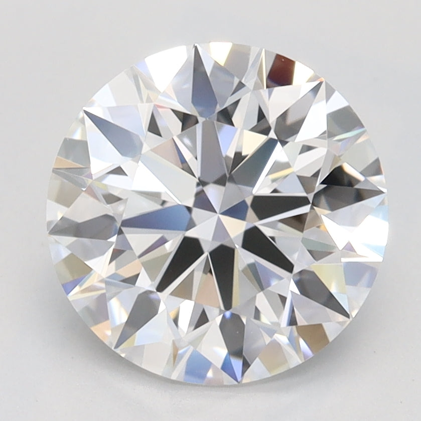 2.0 Carat Round Lab Diamond with  Cut Diamond in 14KT  view 1
