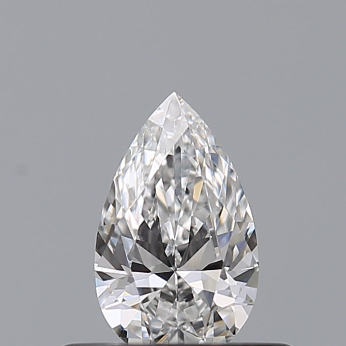 0.31 Carat Pear Natural Diamond with  Cut Diamond in 14KT  view 1

