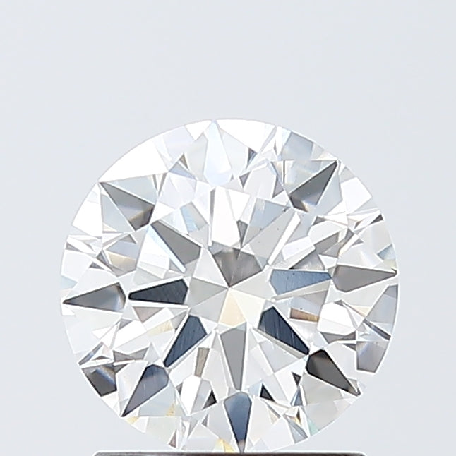 1.5 Carat Round Lab Diamond with  Cut Diamond in 14KT  view 1
