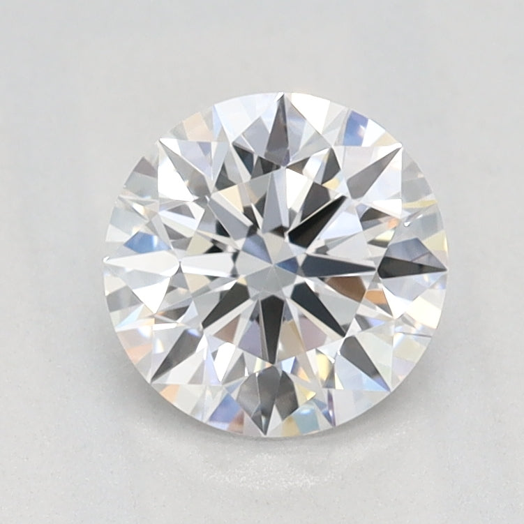 0.78 Carat Round Lab Diamond with  Cut Diamond in 14KT  view 1

