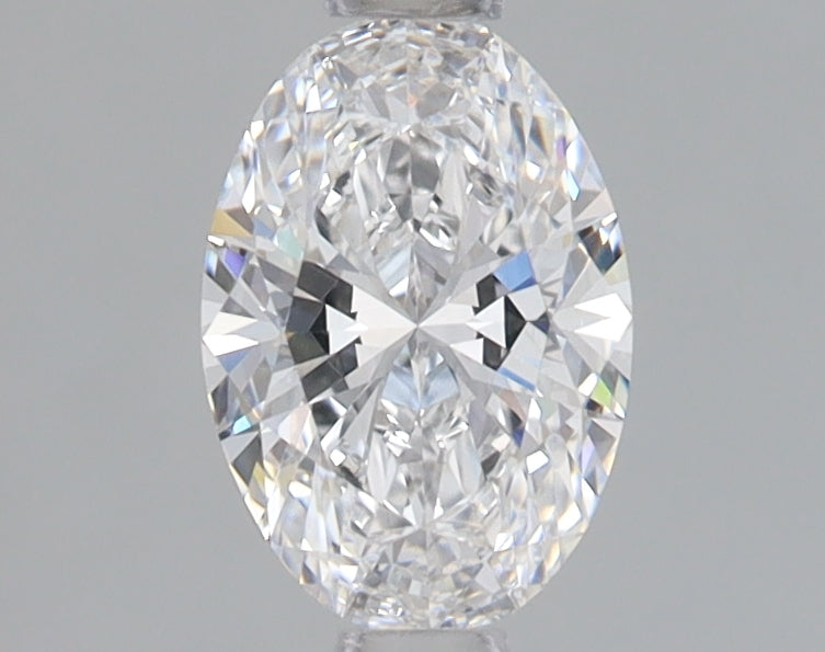 0.9 Carat Oval Lab Diamond with  Cut Diamond in 14KT  view 1
