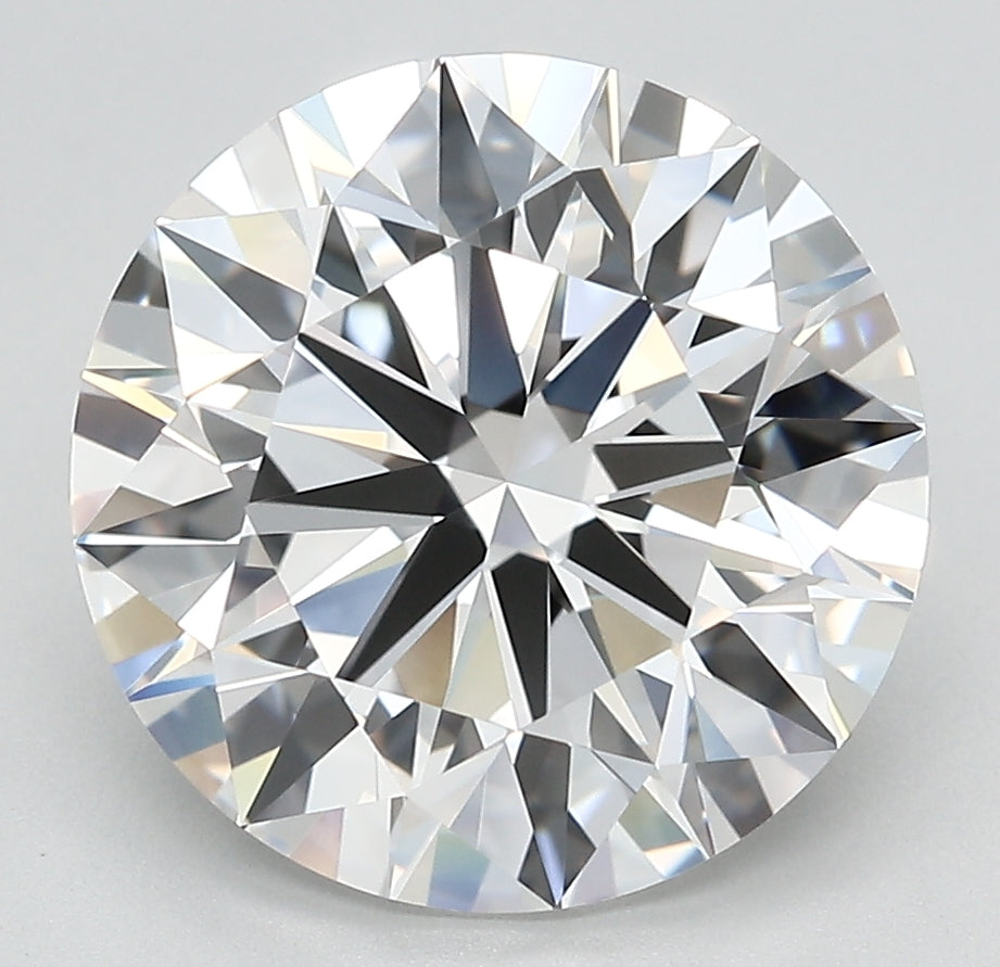 6.1 Carat Round Lab Diamond with  Cut Diamond in 14KT  view 1
