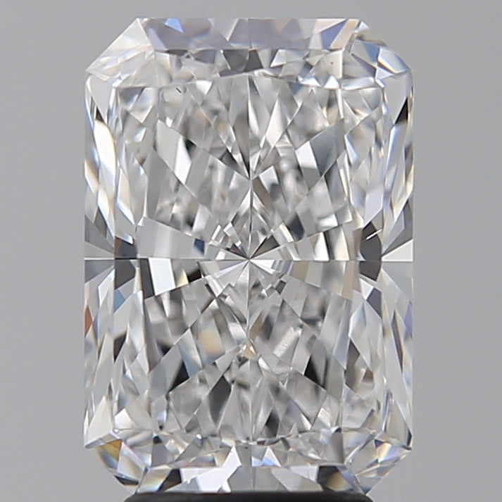 4.04 Carat Radiant Lab Diamond with  Cut Diamond in 14KT  view 1
