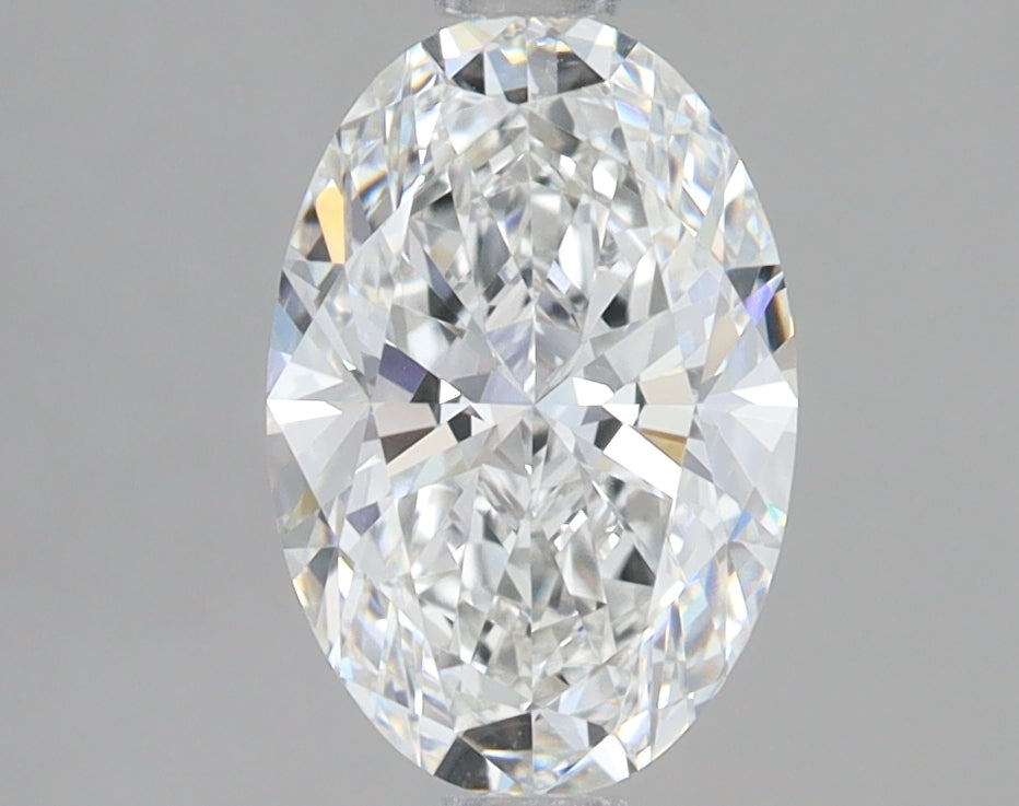 1.72 Carat Oval Lab Diamond with  Cut Diamond in 14KT  view 1
