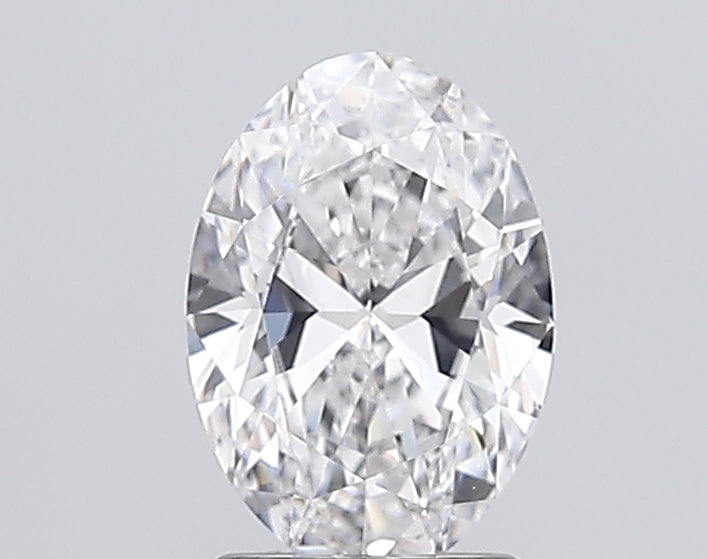 2.0 Carat Oval Lab Diamond with  Cut Diamond in 14KT  view 1
