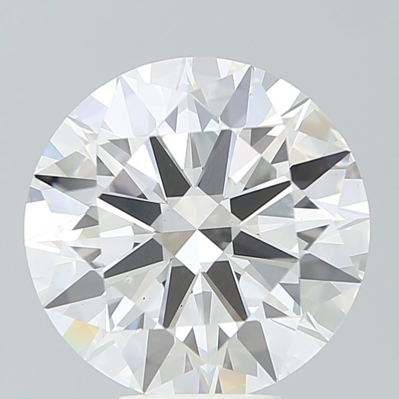 6.68 Carat Round Lab Diamond with  Cut Diamond in 14KT  view 1
