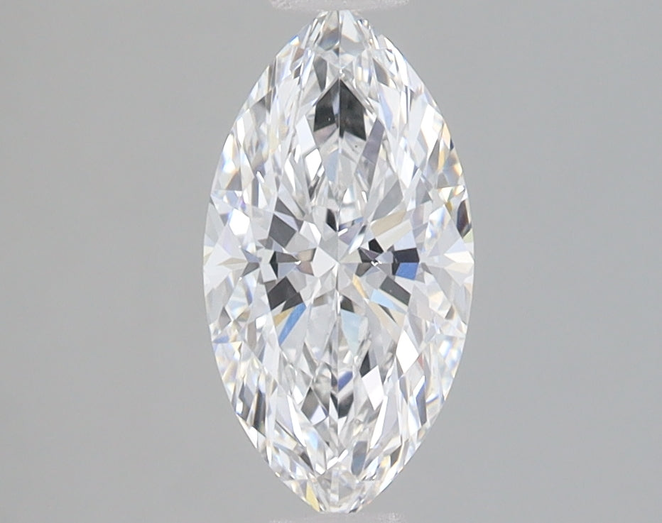 1.03 Carat Marquise Lab Diamond with  Cut Diamond in 14KT  view 1
