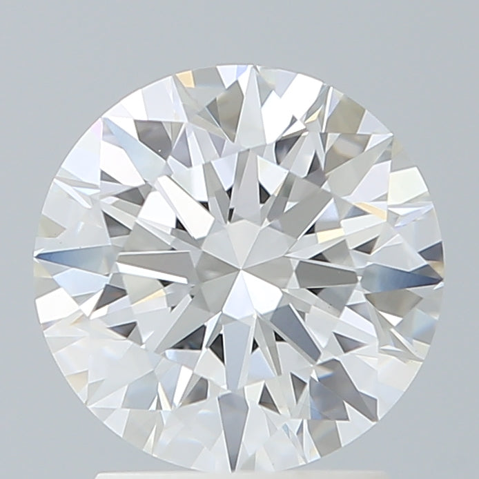 2.15 Carat Round Lab Diamond with  Cut Diamond in 14KT  view 1
