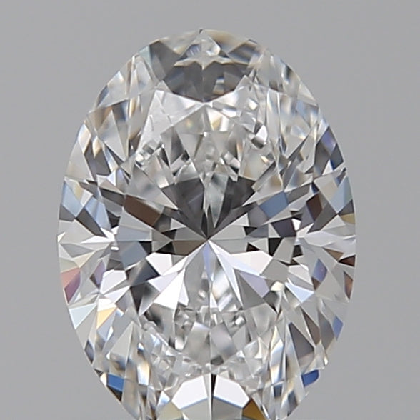 1.06 Carat Oval Lab Diamond with  Cut Diamond in 14KT  view 1
