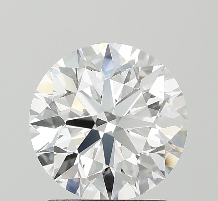 1.7 Carat Round Lab Diamond with  Cut Diamond in 14KT  view 1
