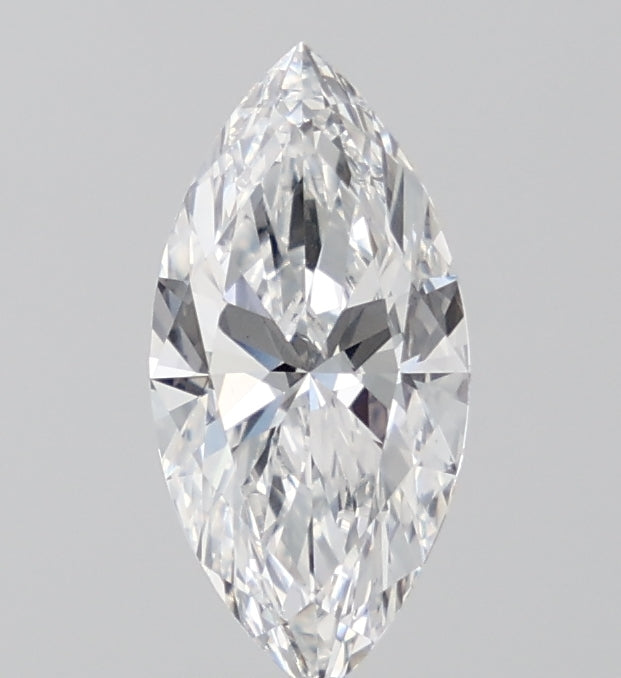 1.5 Carat Marquise Lab Diamond with  Cut Diamond in 14KT  view 1
