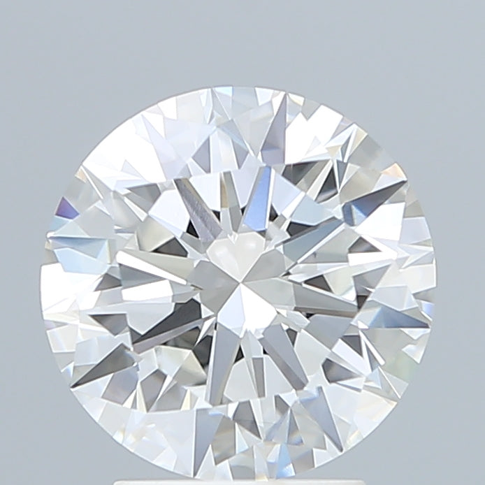 3.02 Carat Round Lab Diamond with  Cut Diamond in 14KT  view 1
