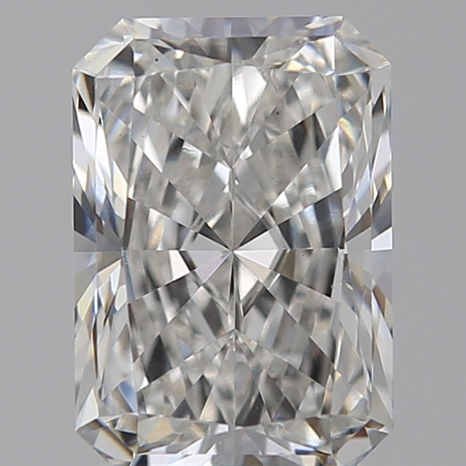 1.74 Carat Radiant Lab Diamond with  Cut Diamond in 14KT  view 1
