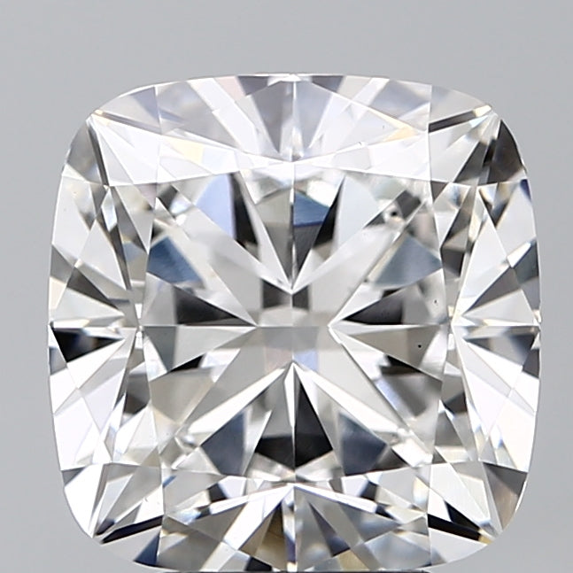 5.1 Carat Cushion Lab Diamond with  Cut Diamond in 14KT  view 1
