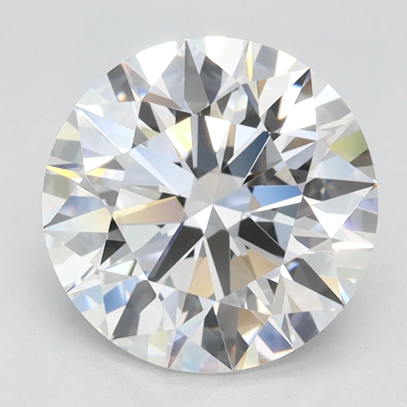1.88 Carat Round Lab Diamond with  Cut Diamond in 14KT  view 1
