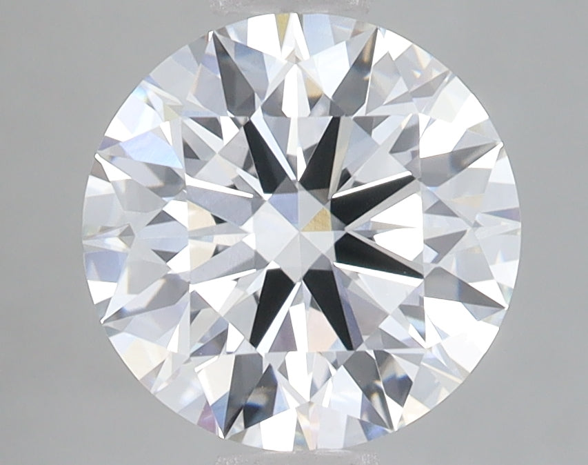 2.51 Carat Round Lab Diamond with  Cut Diamond in 14KT  view 1
