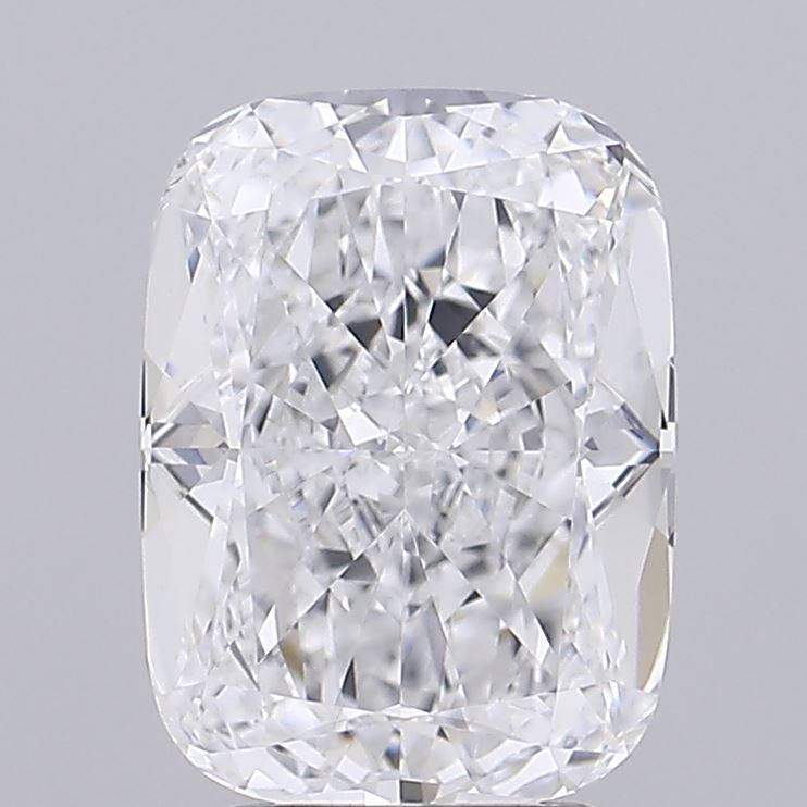 4.2 Carat Cushion Lab Diamond with  Cut Diamond in 14KT  view 1
