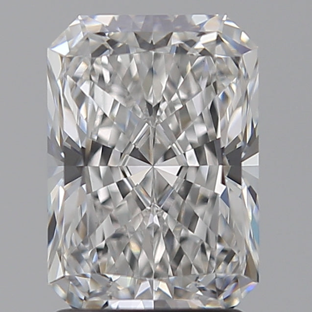 2.03 Carat Radiant Lab Diamond with  Cut Diamond in 14KT  view 1
