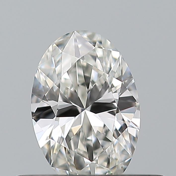 0.31 Carat Oval Natural Diamond with  Cut Diamond in 14KT  view 1
