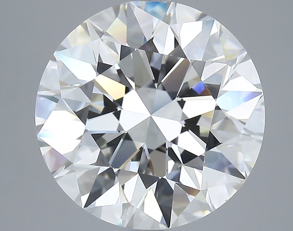 6.01 Carat Round Natural Diamond with  Cut Diamond in 14KT  view 1
