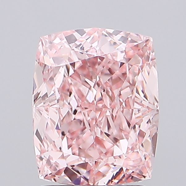 2.5 Carat Cushion Lab Diamond with  Cut Diamond in 14KT  view 1
