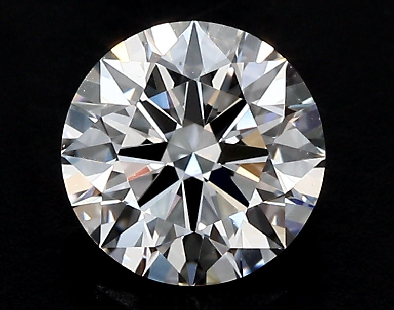 2.5 Carat Round Lab Diamond with  Cut Diamond in 14KT  view 1
