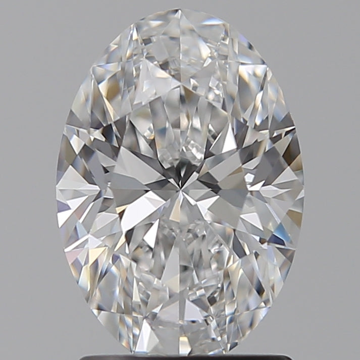 1.58 Carat Oval Lab Diamond with  Cut Diamond in 14KT  view 1
