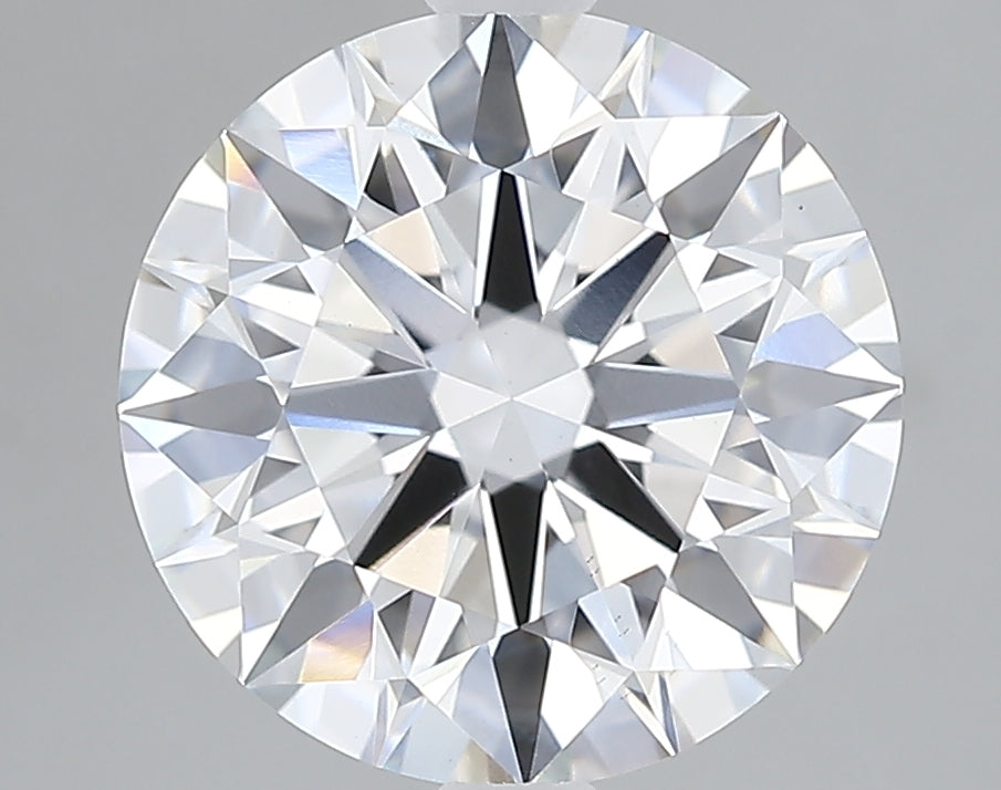 1.76 Carat Round Lab Diamond with  Cut Diamond in 14KT  view 1
