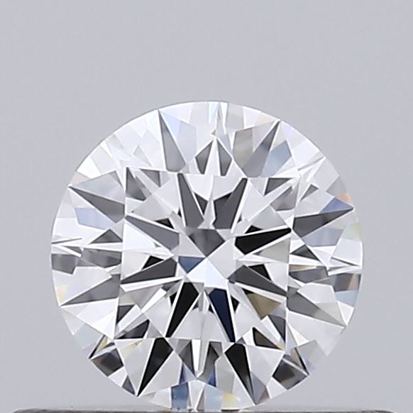 0.3 Carat Round Lab Diamond with  Cut Diamond in 14KT  view 1
