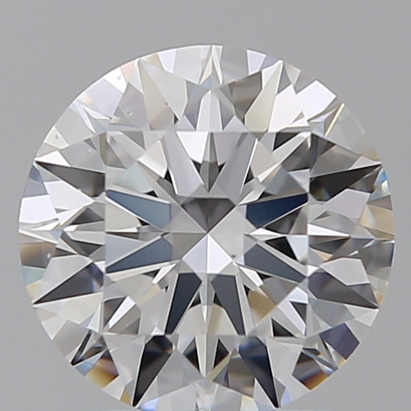 1.58 Carat Round Lab Diamond with  Cut Diamond in 14KT  view 1
