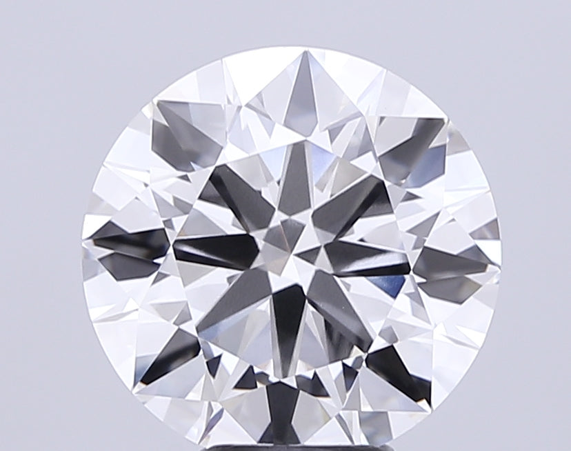 7.05 Carat Round Lab Diamond with  Cut Diamond in 14KT  view 1

