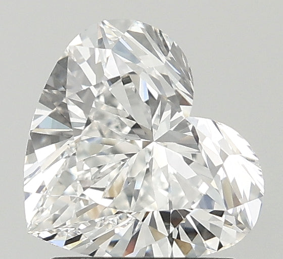 1.6 Carat Heart Lab Diamond with  Cut Diamond in 14KT  view 1
