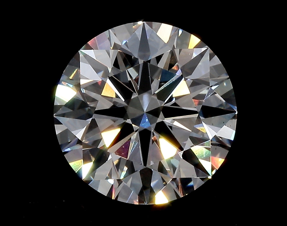 3.88 Carat Round Lab Diamond with  Cut Diamond in 14KT  view 1
