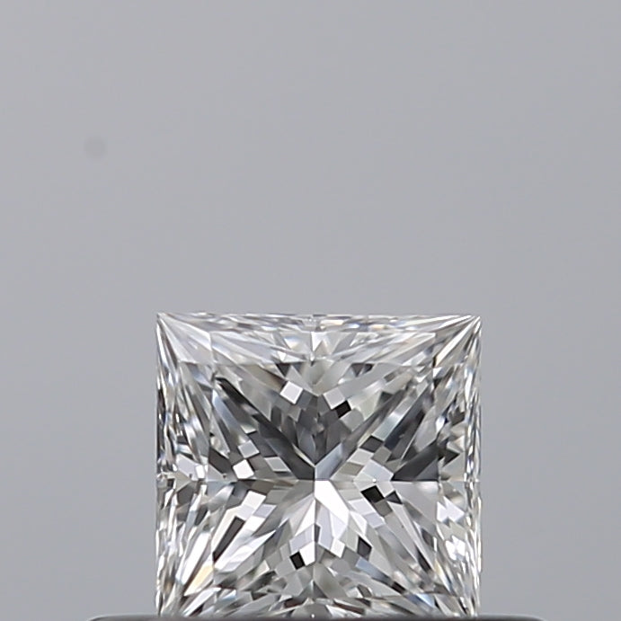 0.31 Carat Princess Natural Diamond with  Cut Diamond in 14KT  view 1
