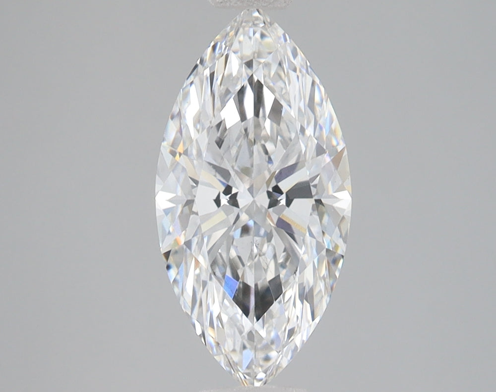 2.0 Carat Marquise Lab Diamond with  Cut Diamond in 14KT  view 1

