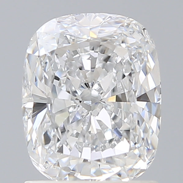 1.5 Carat Cushion Lab Diamond with  Cut Diamond in 14KT  view 1
