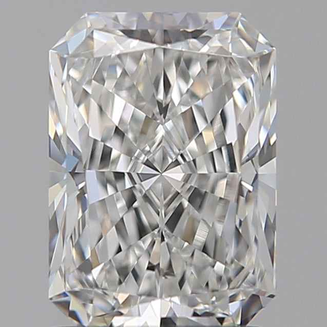 1.52 Carat Radiant Lab Diamond with  Cut Diamond in 14KT  view 1
