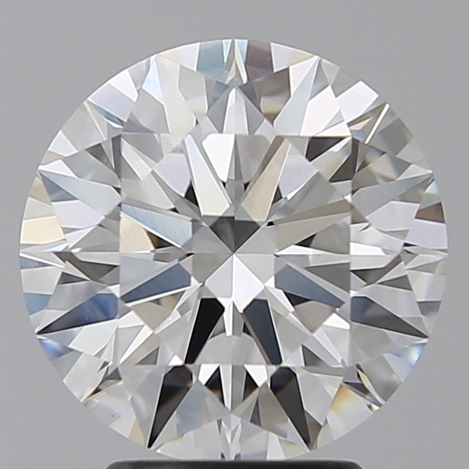 3.29 Carat Round Lab Diamond with  Cut Diamond in 14KT  view 1

