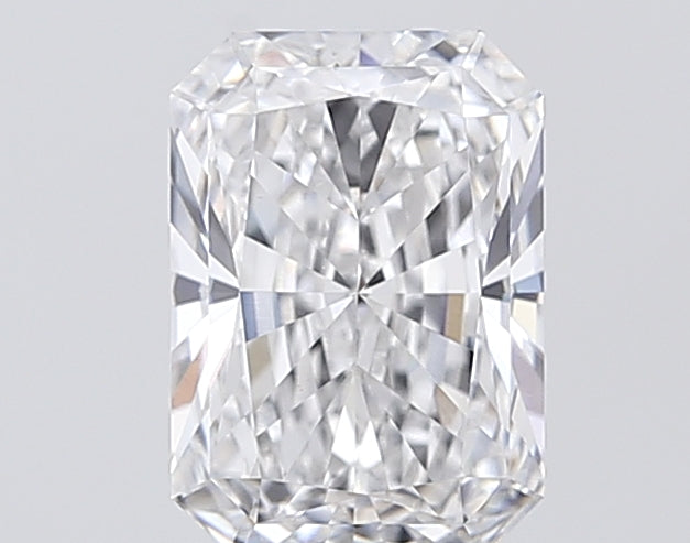 2.02 Carat Radiant Lab Diamond with  Cut Diamond in 14KT  view 1
