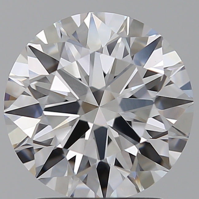 2.03 Carat Round Lab Diamond with  Cut Diamond in 14KT  view 1
