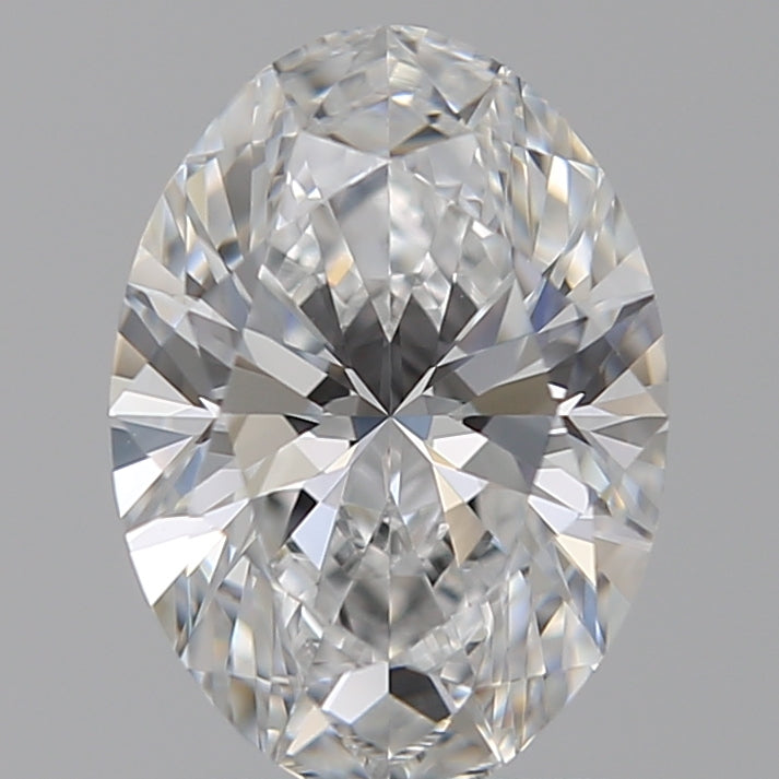 1.25 Carat Oval Lab Diamond with  Cut Diamond in 14KT  view 1
